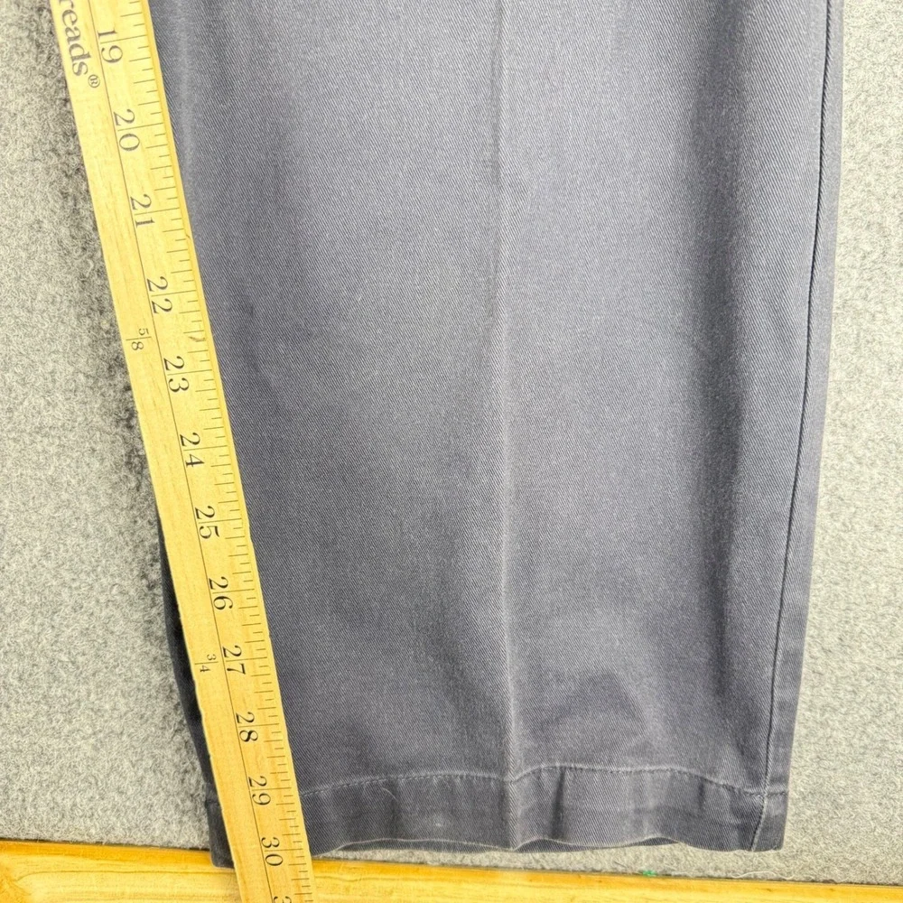 Vintage Ralph Lauren Andrew Pant Men 40x32 (Fits 38x30) Navy Double Pleated